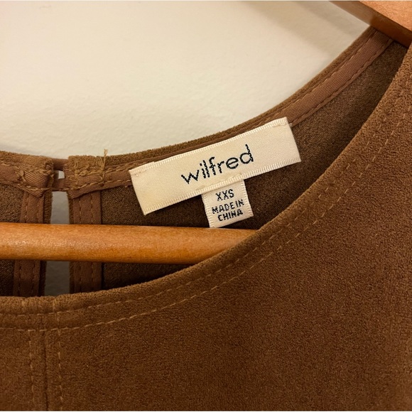 Aritzia Wilfred Faux Suede Dress - Picture 4 of 5